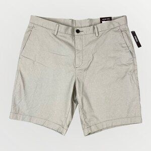 NWT Michael Kors Stretch Spring Khaki Shorts Tan Herringbone Business Casual